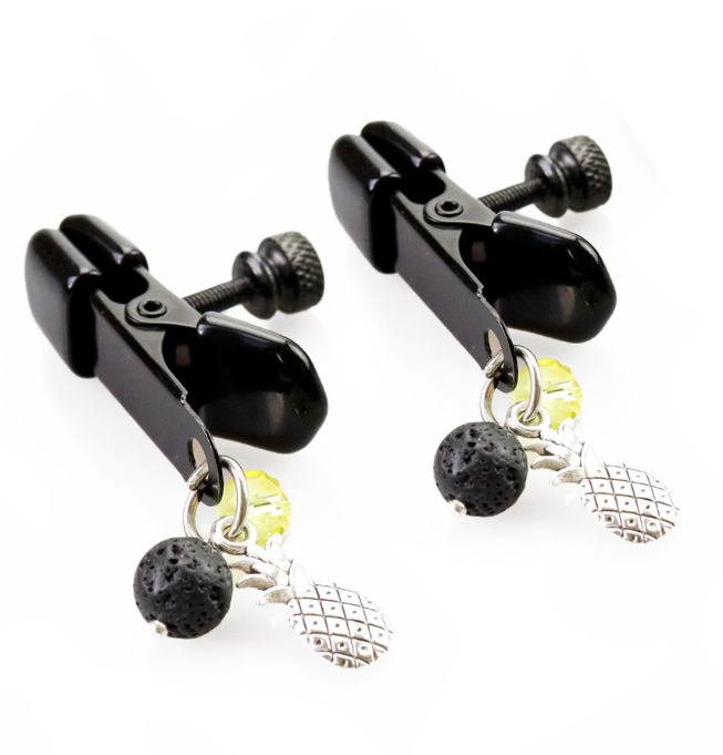 Nipple clamps Black pineapple