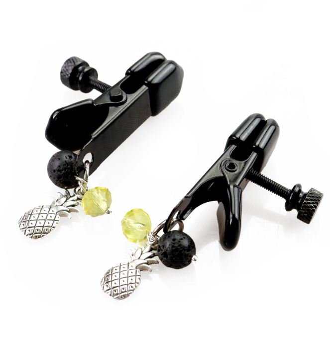 Nipple clamps Black pineapple