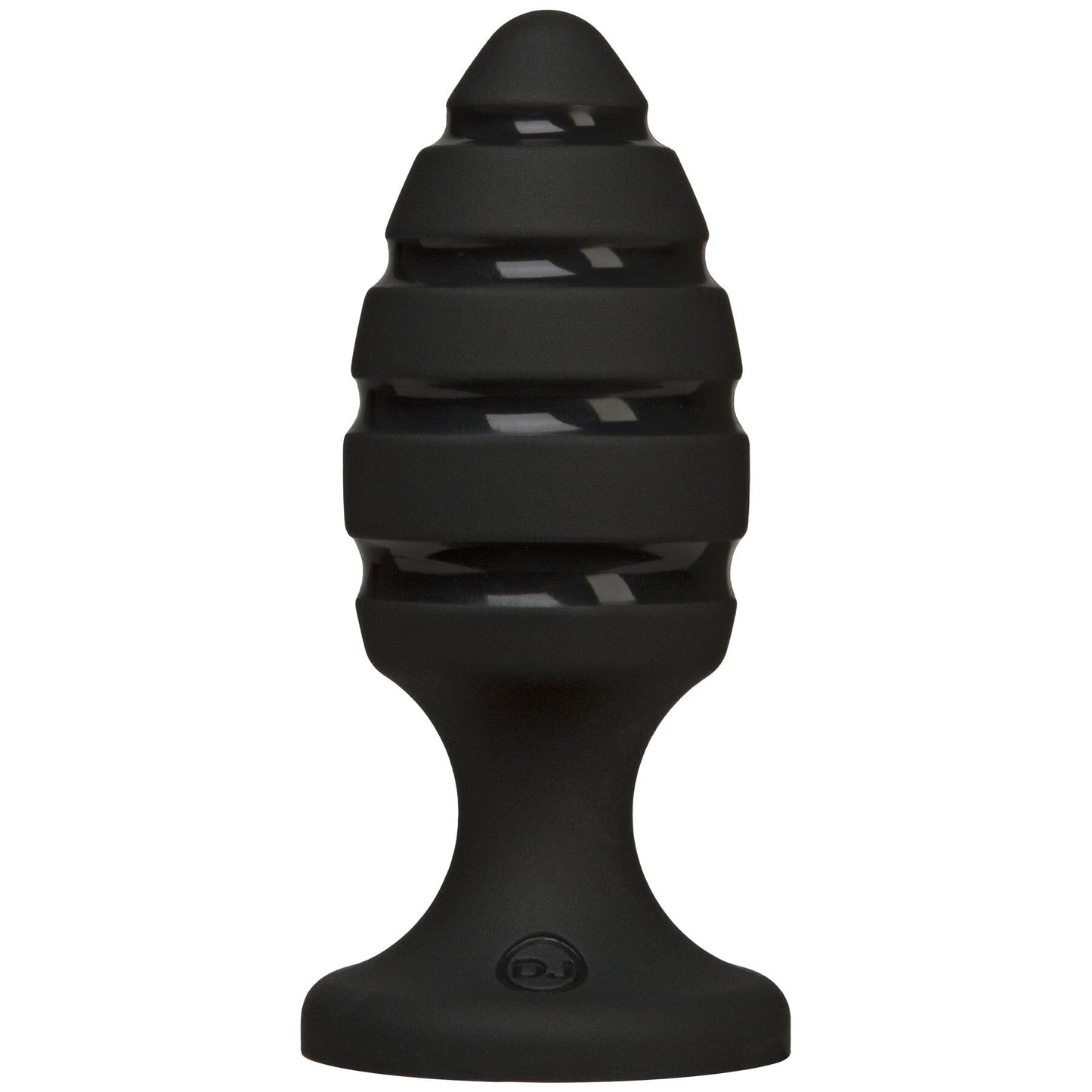 Anal Plug with Spiral Channel Doc Johnson Platinum Premium Silicone – The Blast – Black