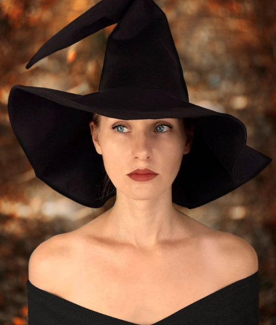 Black witch Halloween hat