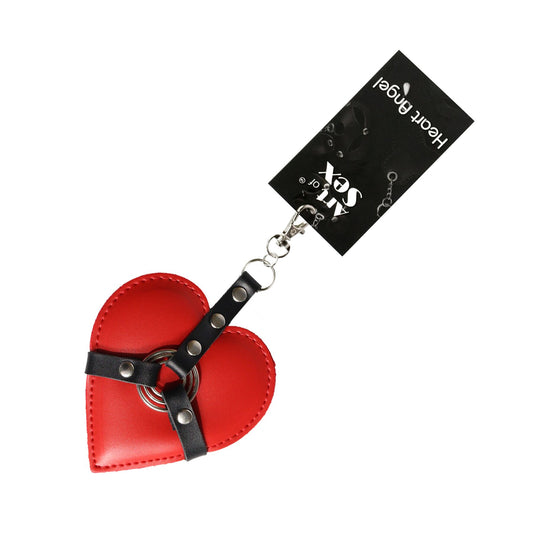 Heart Angel Carabiner Keychain — A Bold Touch of Rebellion