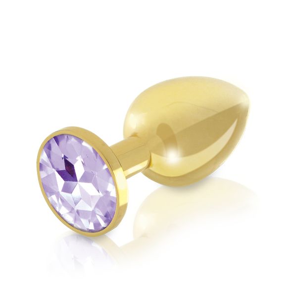 RIANNE S Booty Plug Luxury Set – Metal Anal Plug Set with Crystal, diameters 3 cm and 3.5 cm