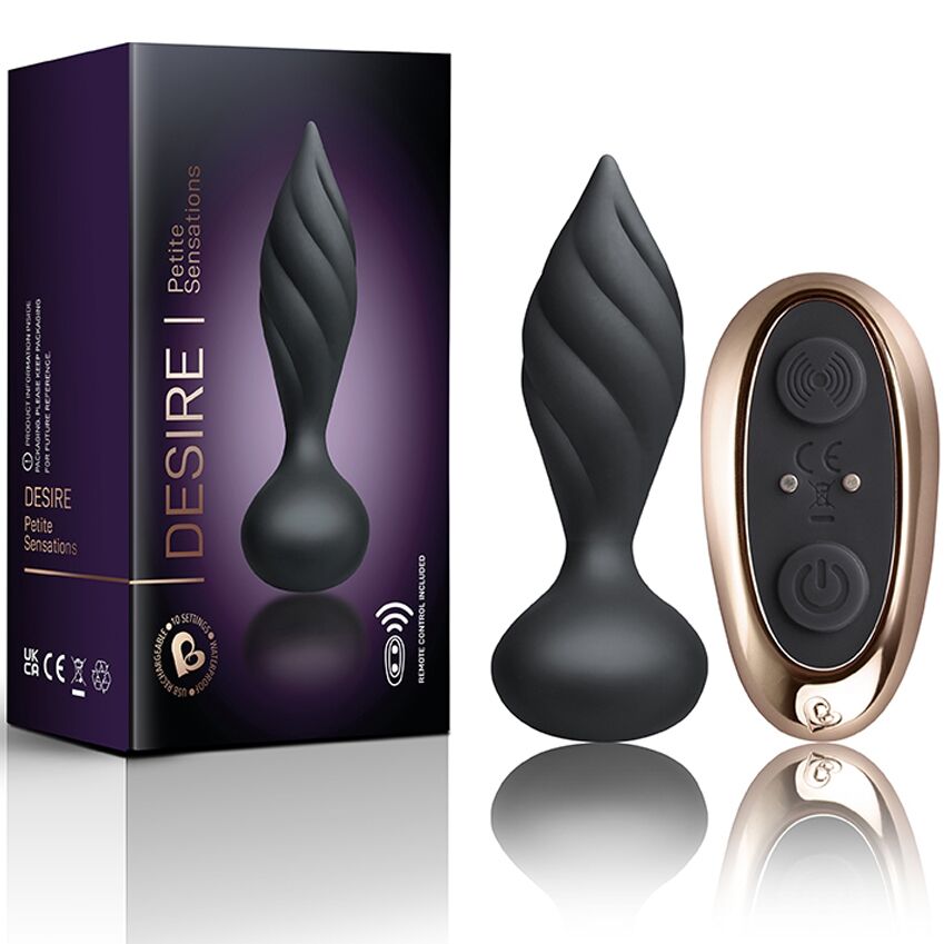 Rocks Off Petite Sensations Desire anal vibrator Black