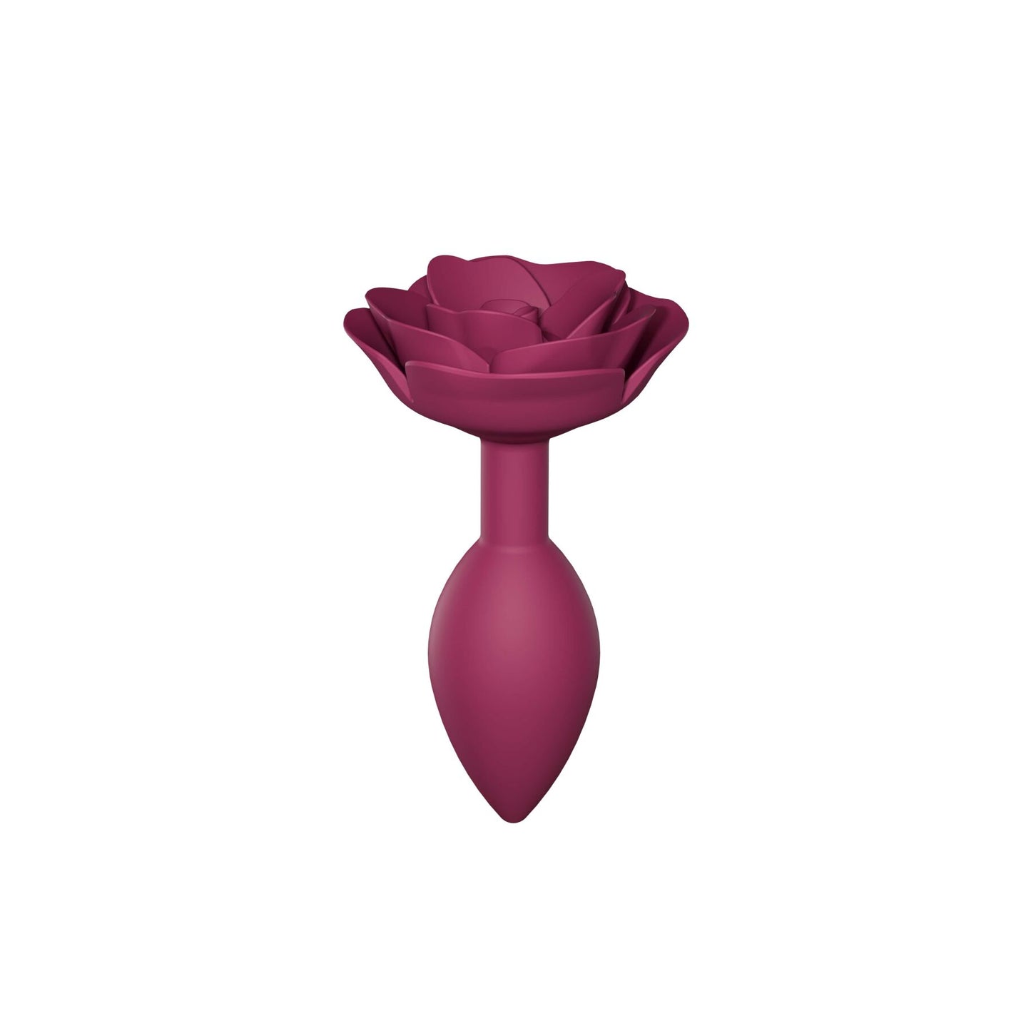 Love To Love Silicone Anal Plug OPEN ROSES M Size – Plum Star