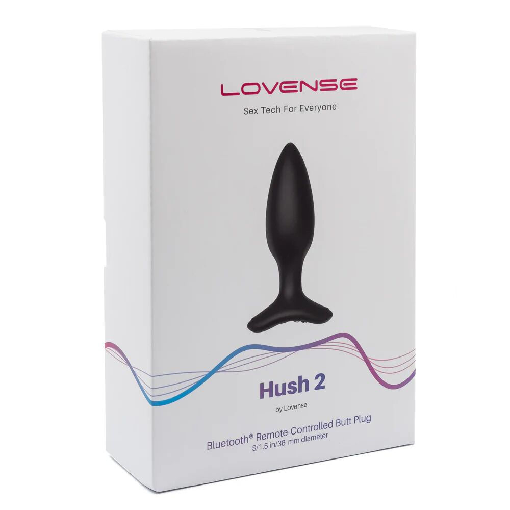 Lovense Hush 2 S Remote-Control Smart Vibrating Anal Plug