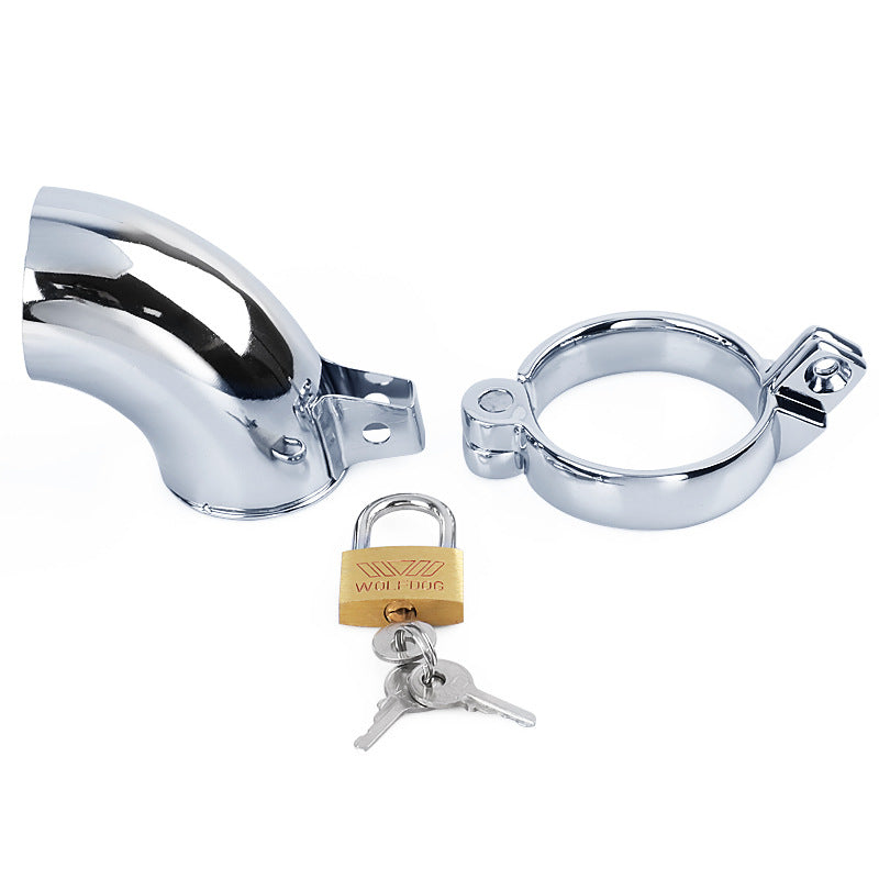 Metal male chastity cage