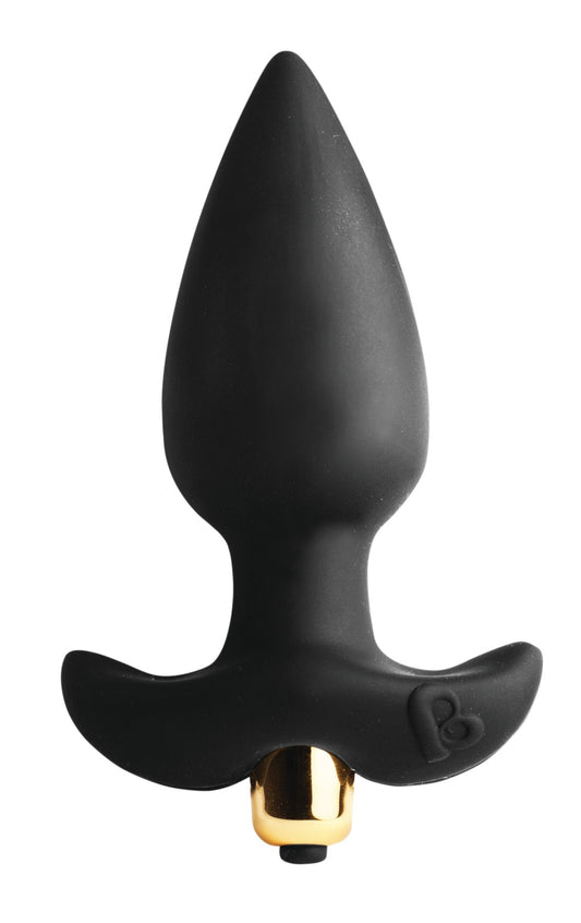 Rocks Off Butt Throb Vibrating Anal Plug – Black