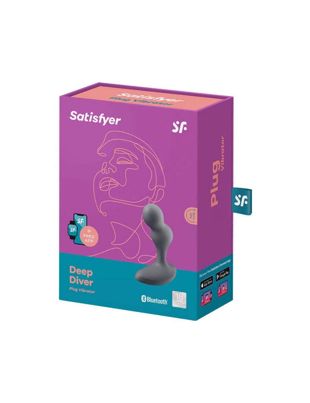 Satisfyer Deep Diver Grey Smart Prostate Massager