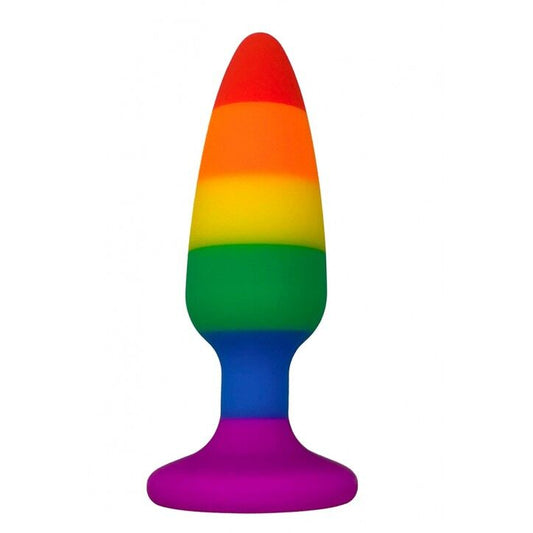 Wooomy Hiperloo Silicone Rainbow Plug L Anal Plug, 3.9 cm diameter, 13.1 cm length
