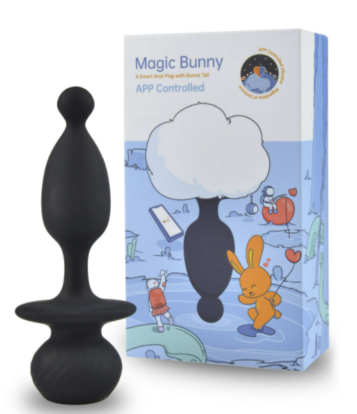 Magic Motion Bunny smart vibrating anal plug with a fluffy tail