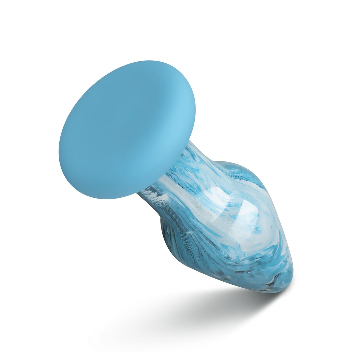 Glass Anal Plug Gildo Ocean Curl, max diameter 4 cm