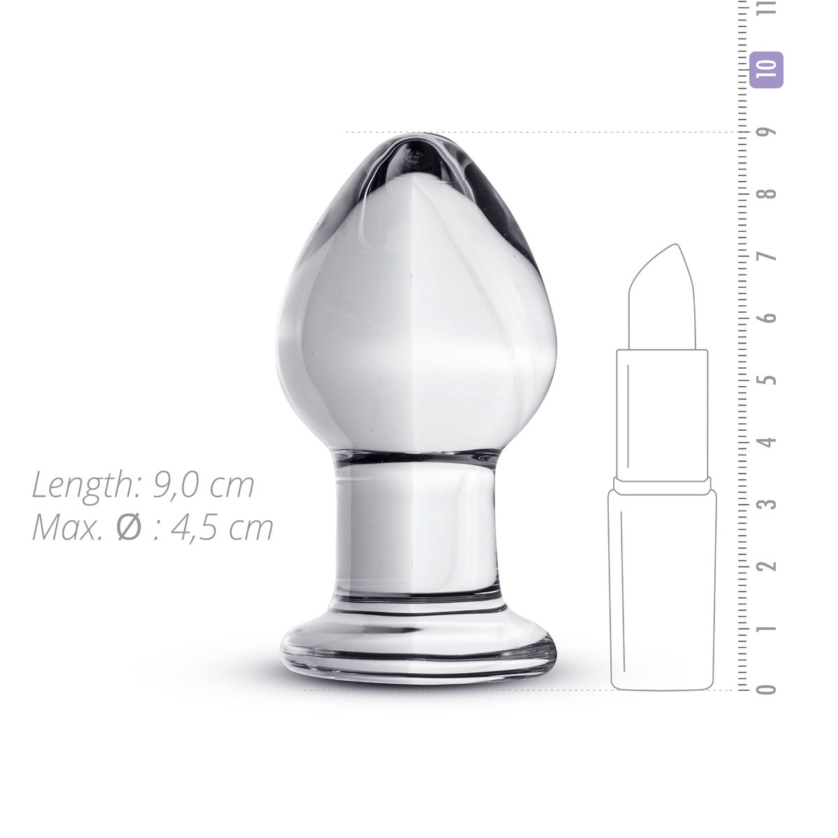 Glass anal plug Gildo Glass Buttplug No. 26