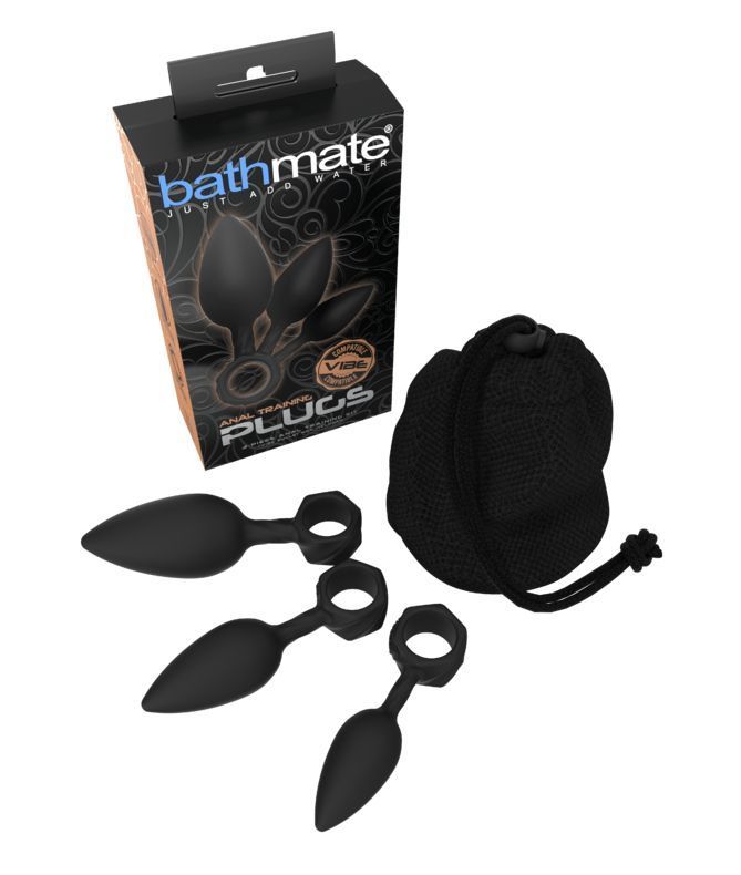 Bathmate Anal Training Plugs Set – diameters 2.5 cm – 3.1 cm – 3.8 cm