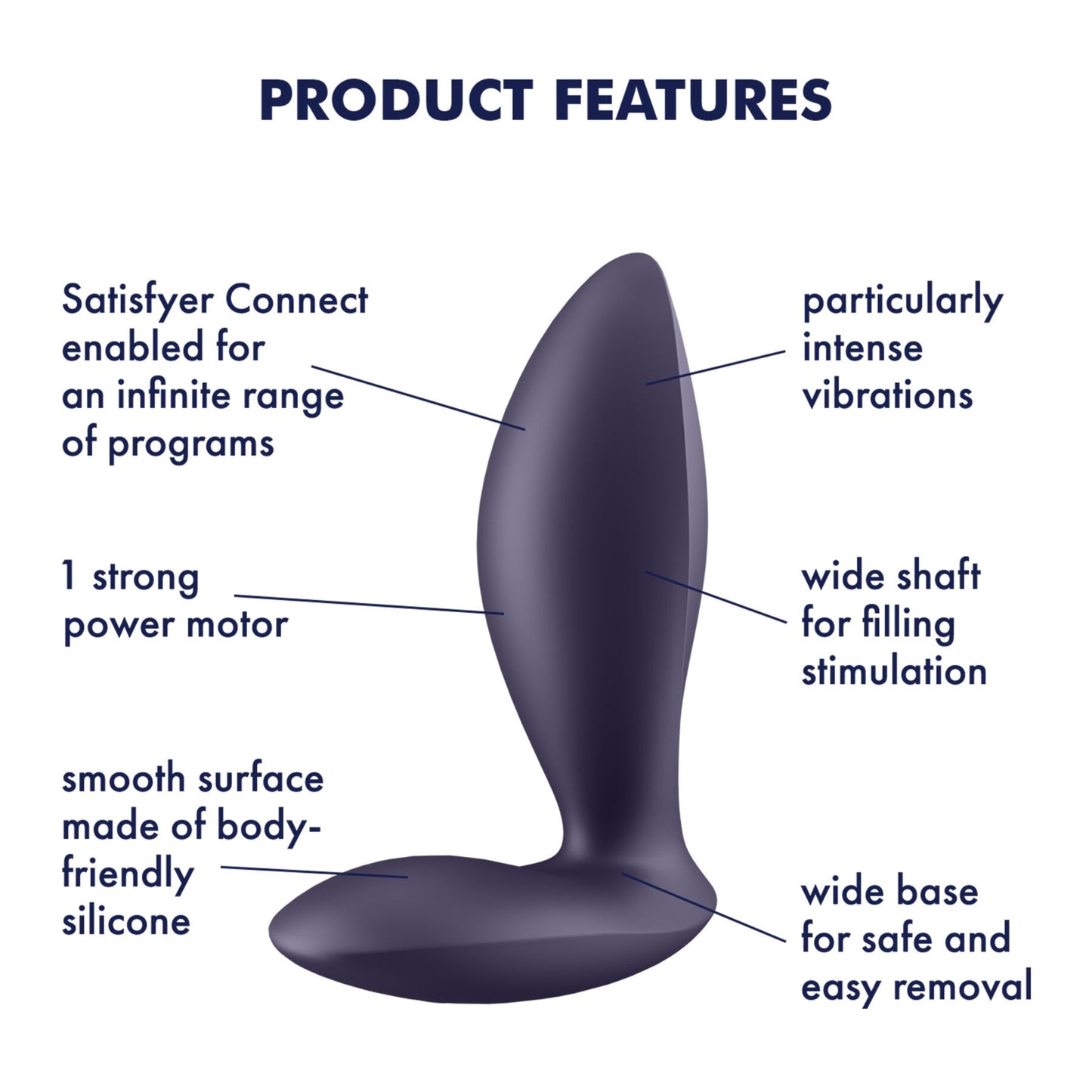 Satisfyer Power Plug Smart Vibrating Anal Plug