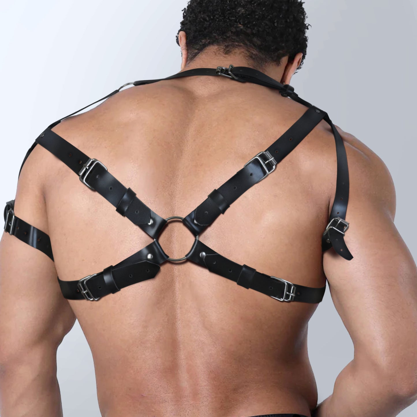 Men’s Leather Harness Art of Sex – Ares size XS-M