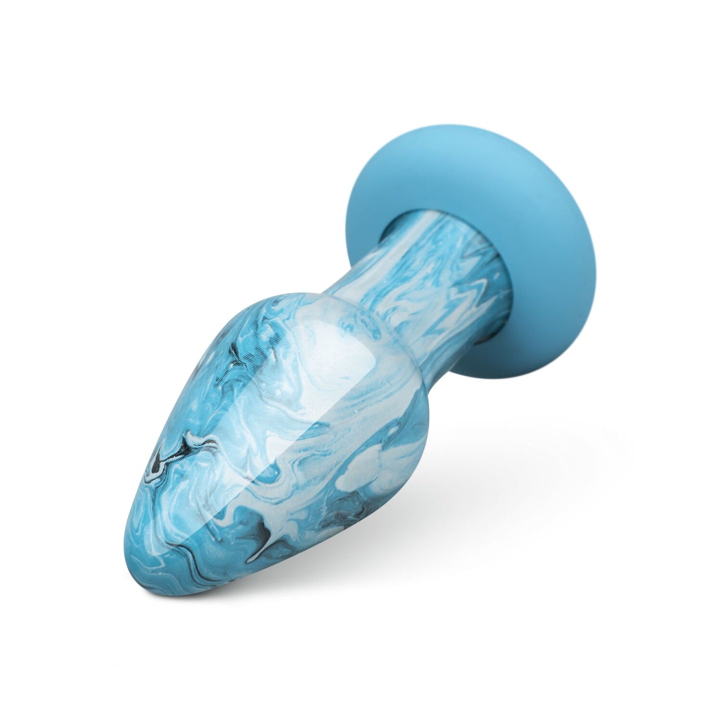 Glass Anal Plug Gildo Ocean Curl, max diameter 4 cm