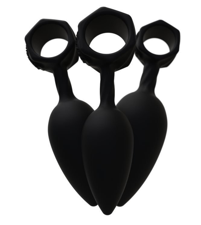 Bathmate Anal Training Plugs Set – diameters 2.5 cm – 3.1 cm – 3.8 cm