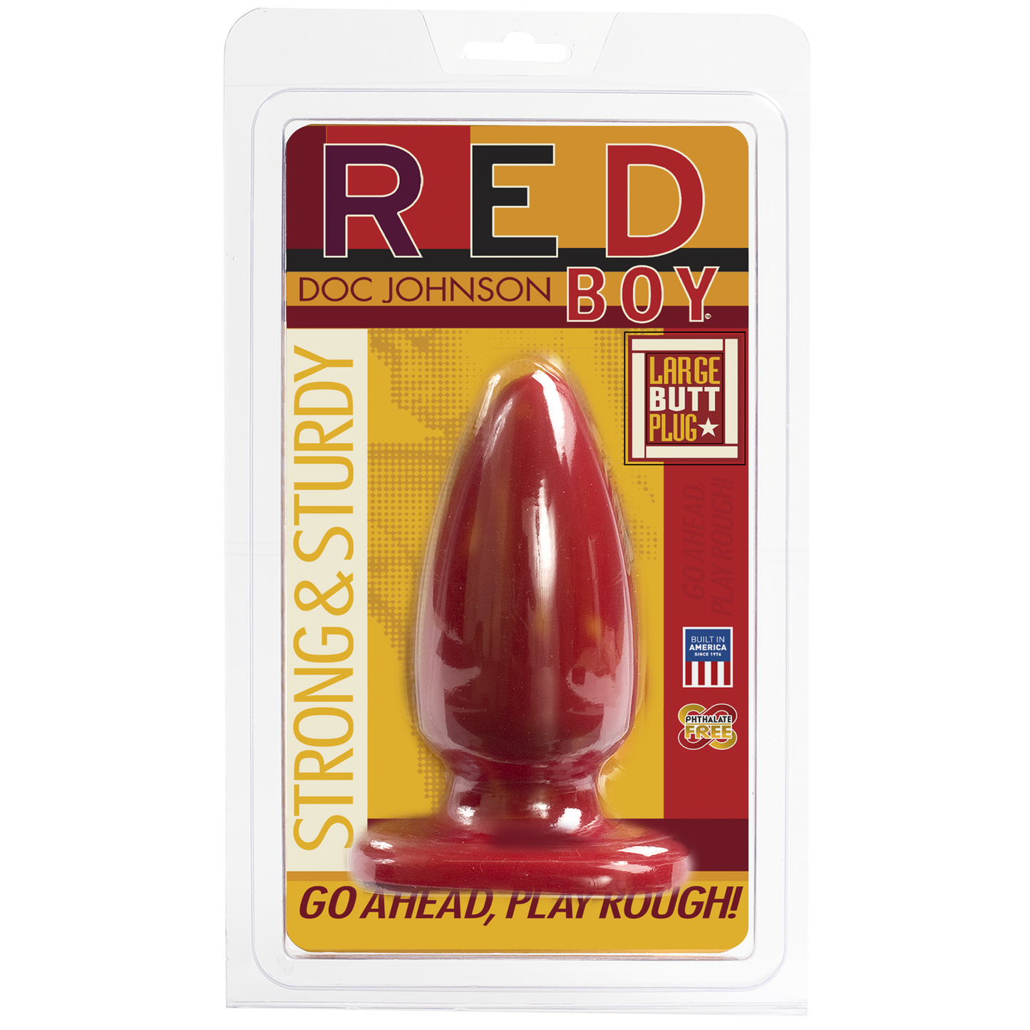 Anal Plug Doc Johnson Red Boy – Large 5 Inch, max diameter 5.5 cm