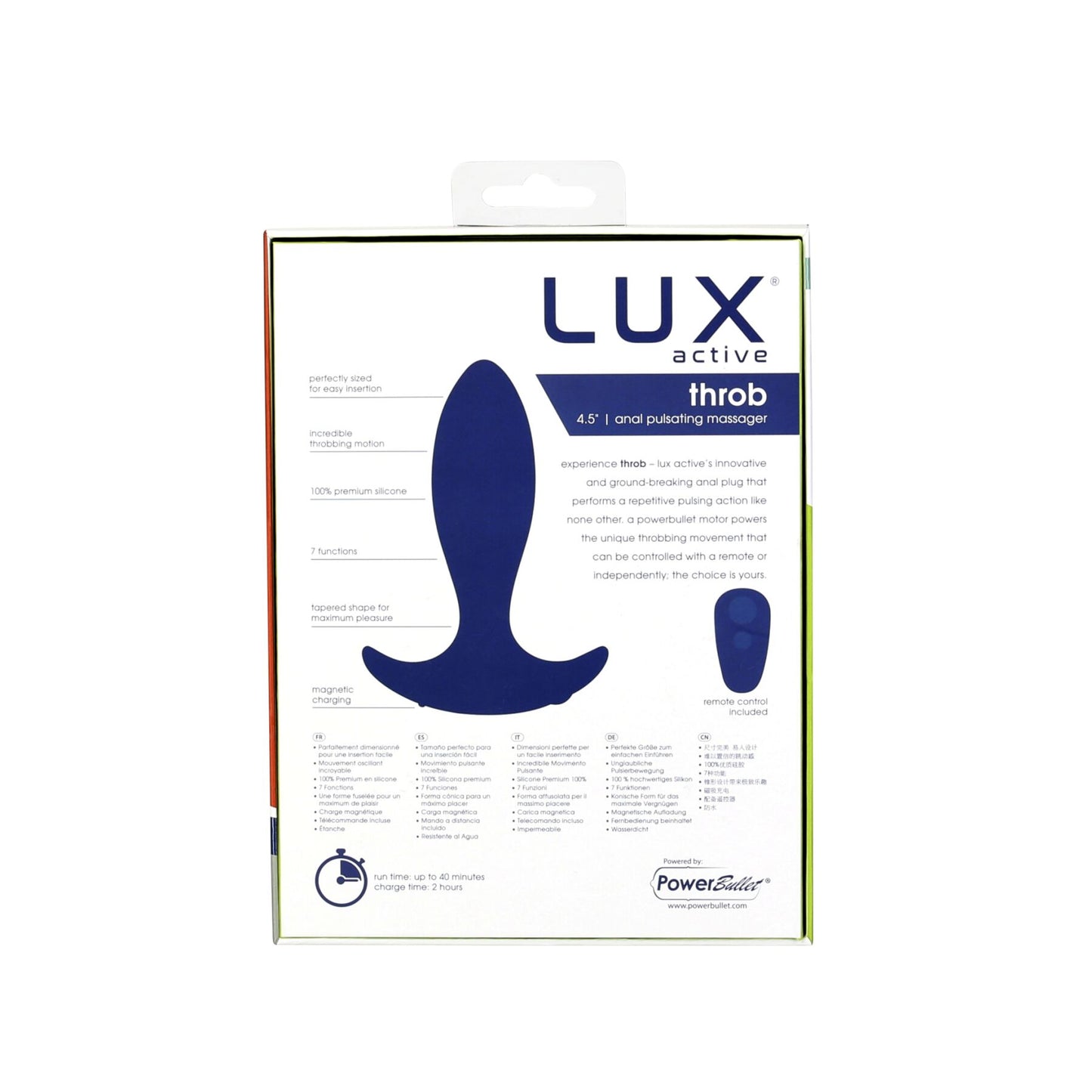 Lux Active Throb anal pulsating massager