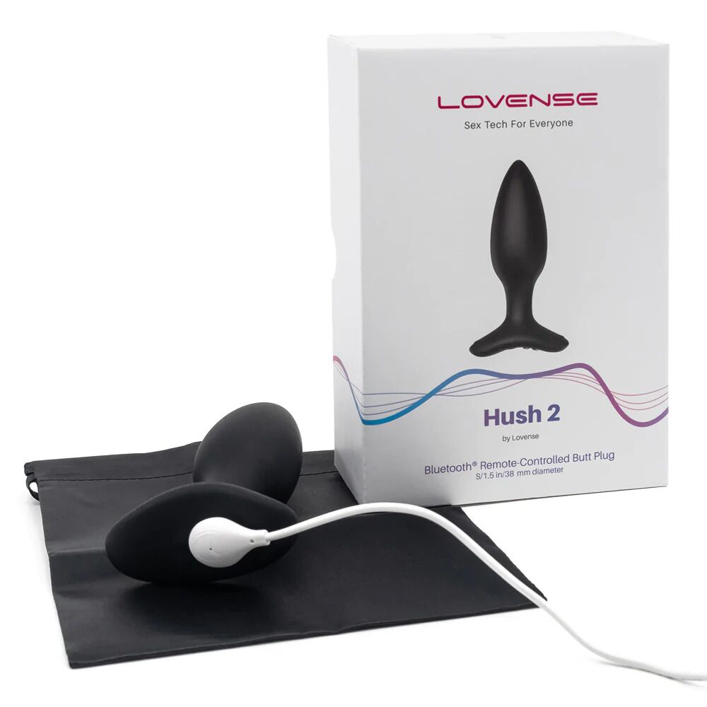 Lovense Hush 2 S Remote-Control Smart Vibrating Anal Plug