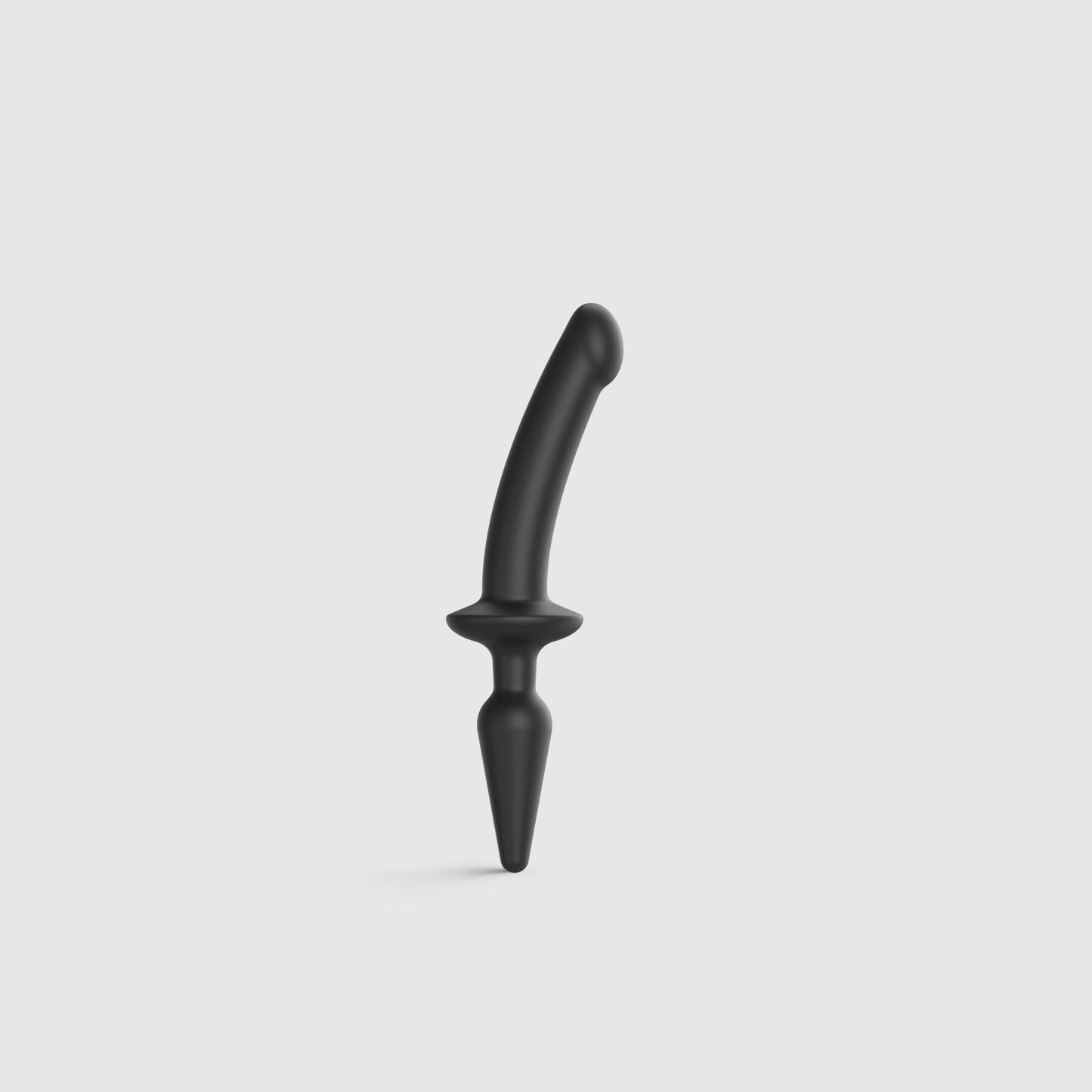 Strap-On-Me SWITCH Plug-In Dildo 2-in-1 Anal Plug Black S, Diameter 3.3/2.9 cm