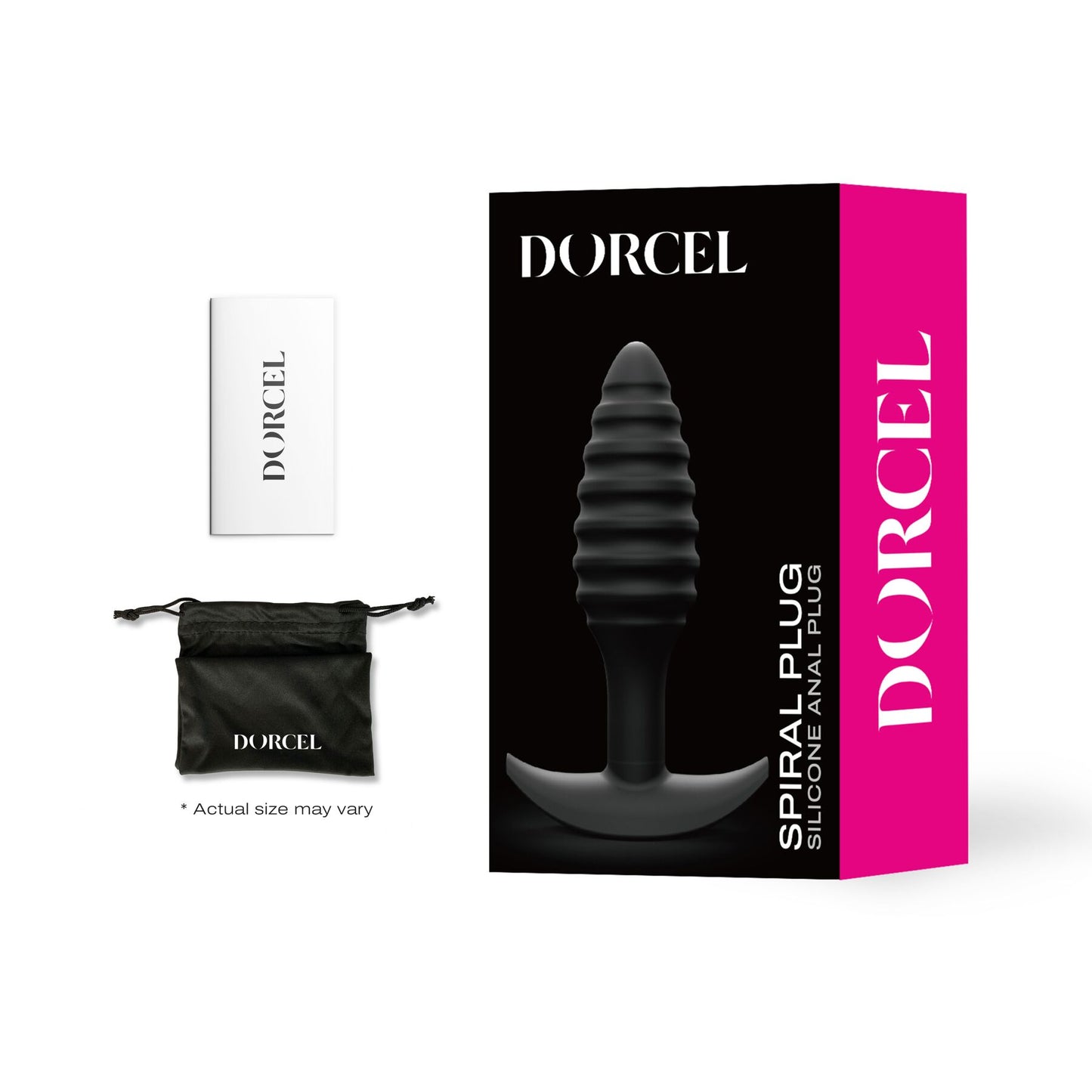 Dorcel SPIRAL PLUG Anal Plug, 3 cm diameter, silicone