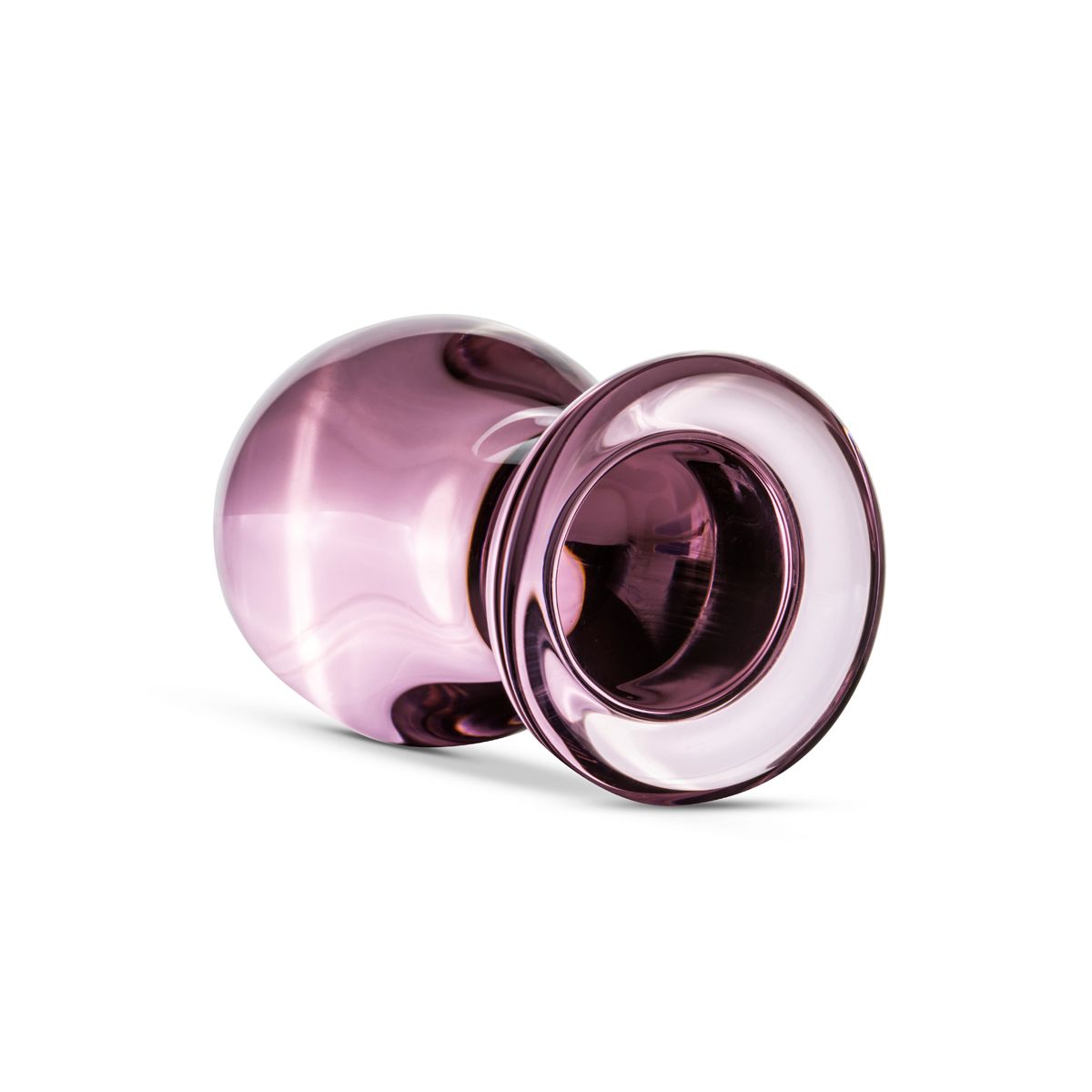 Pink glass anal plug Gildo