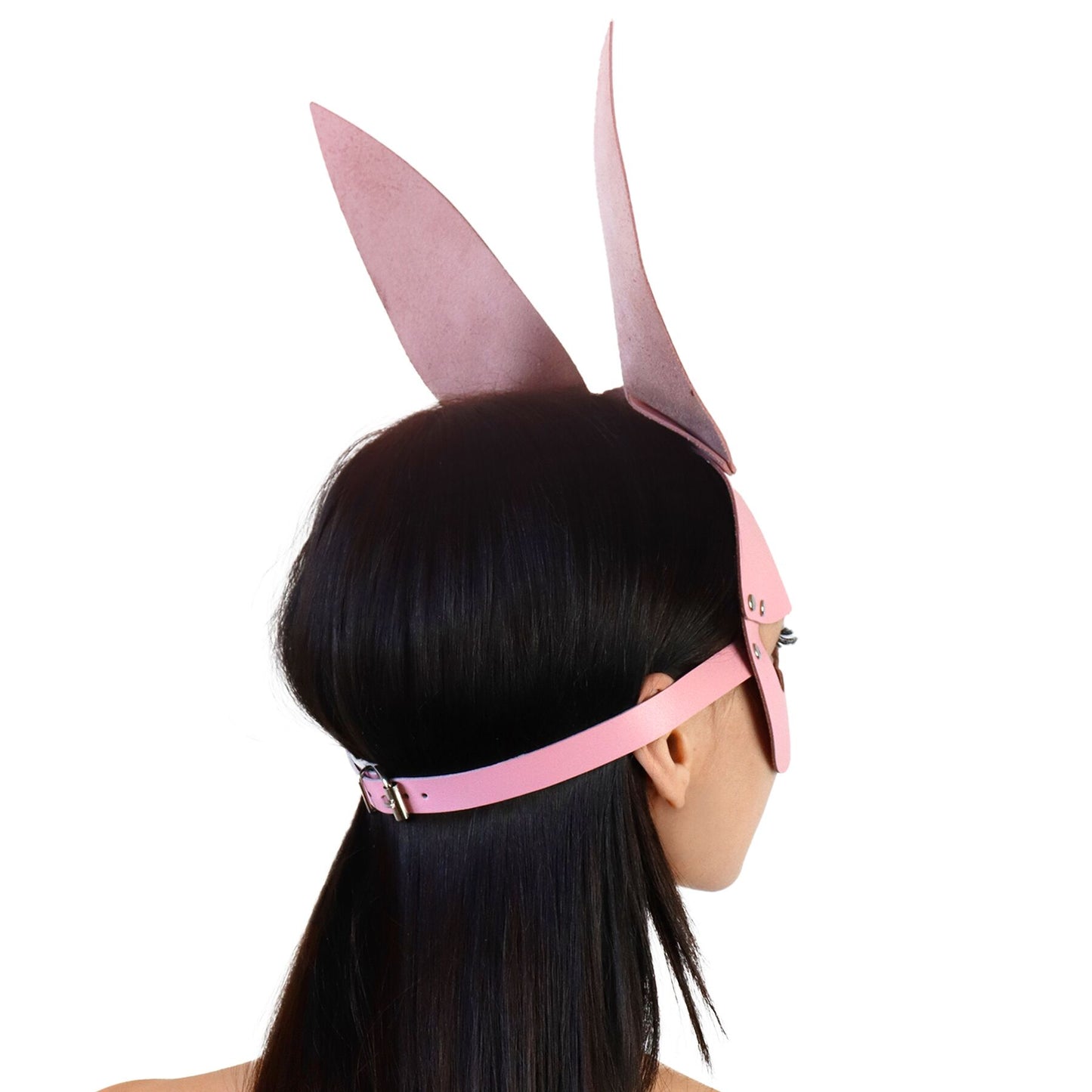 Leather bunny mask