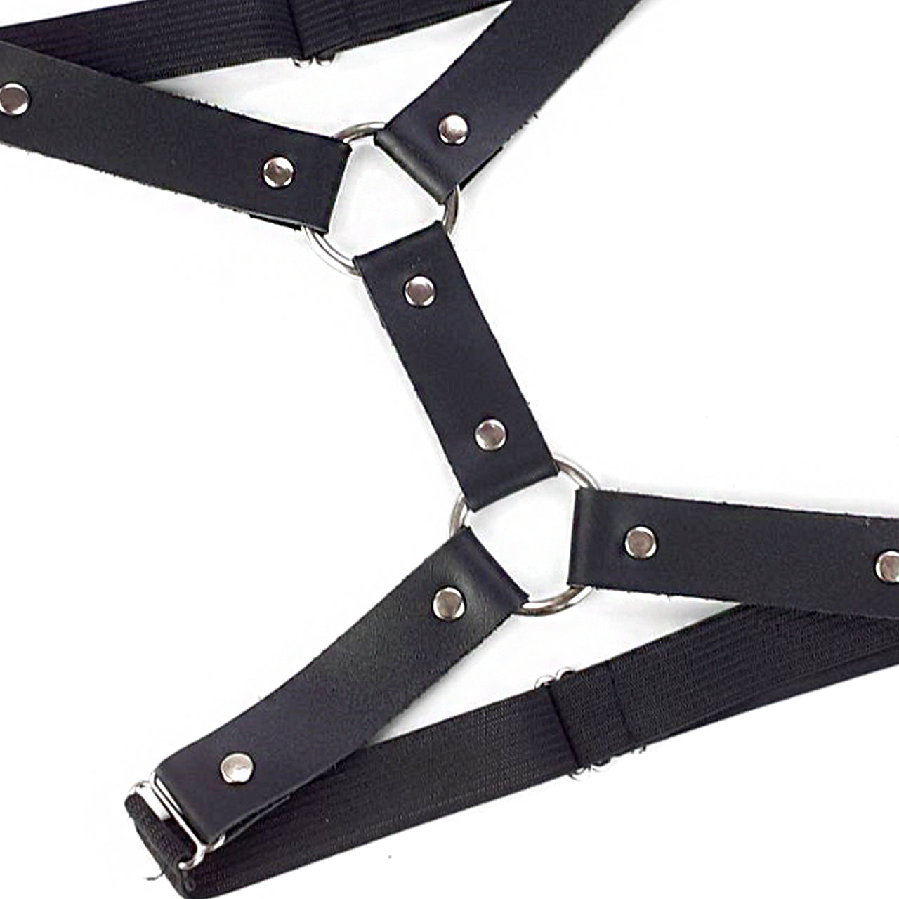 Leg BDSM leather harness