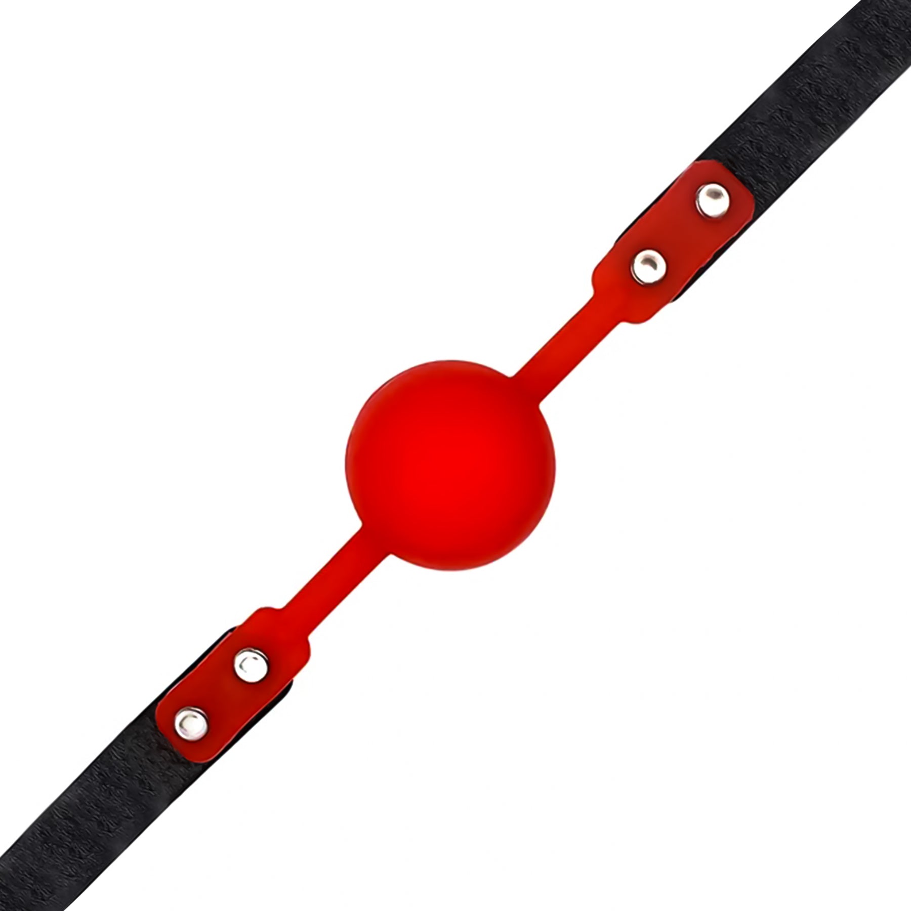 bdsm ball gag red