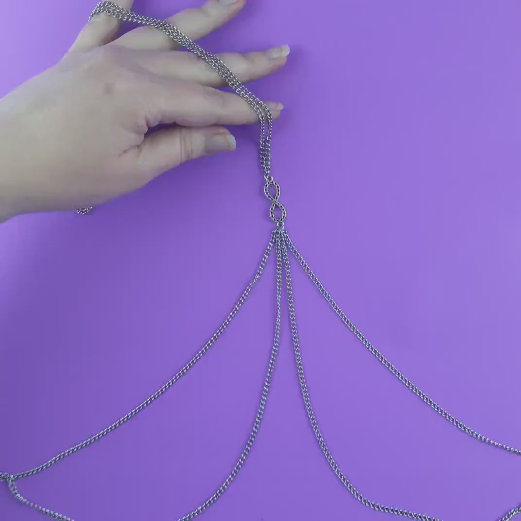 Sexy Chain Necklace to Nipple jewelry