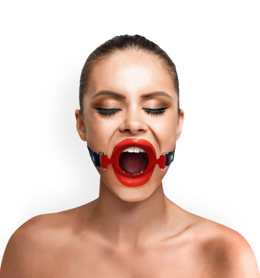 Open mouth gag, Red