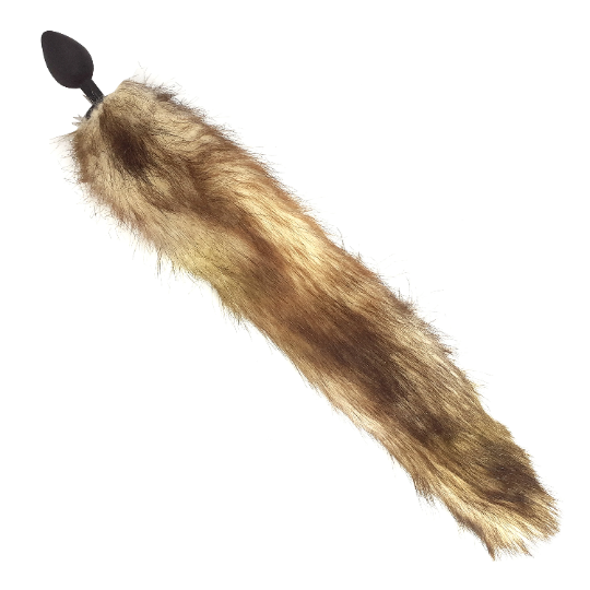 Anal plug tail eco fur