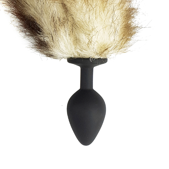 Anal plug tail eco fur