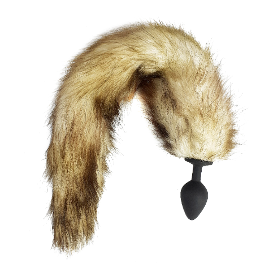 Anal plug tail eco fur